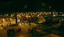 Trainshed at Night